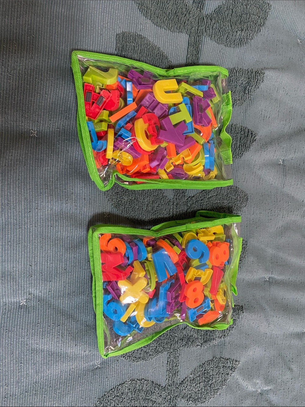 Multicolor Magnetic Numbers & Letters Set for Kids by